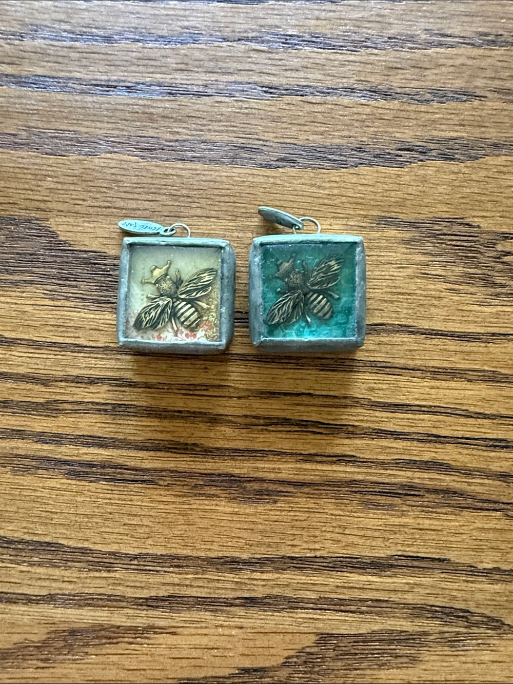 Jewel Kade Pair of Bee Charms
